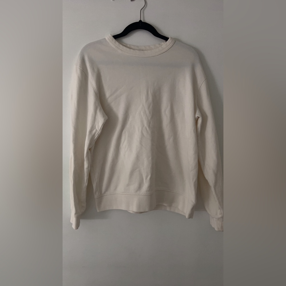 zara cream crewneck